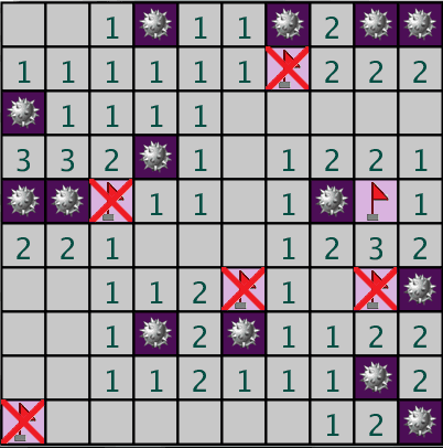 Minesweeper using Processing.py