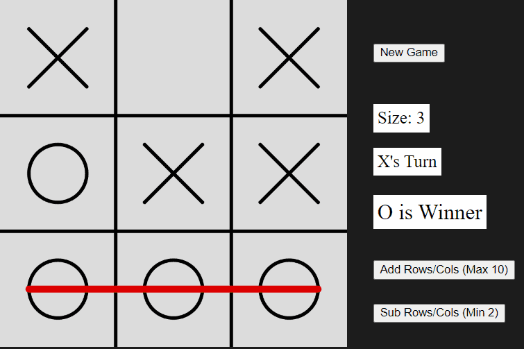 Re-sizable Tic-Tac-Toe PvsP (click)